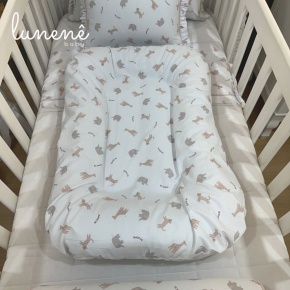 Cochilinho Baby 70 x 45 Rose Bichinhos 160 Fios 4617