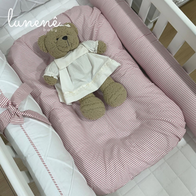 Cochilinho Baby 70 x 45 Sweet Baby Cerejinha Rose 200 4568