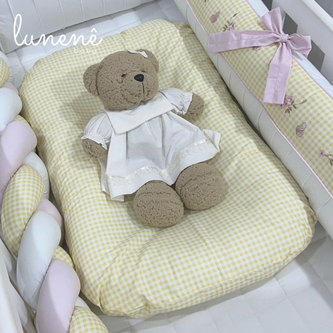 Cochilinho Baby 70 x 45 Sweet Baby Jardim Encantado 200 Fios 4556