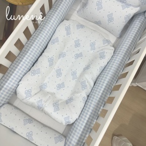 Cochilinho Baby 70 x 45 Ursinho Azul 160 Fios 4616