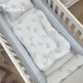 Cochilinho Baby 70 x 45 Ursinho Azul 160 Fios 4616