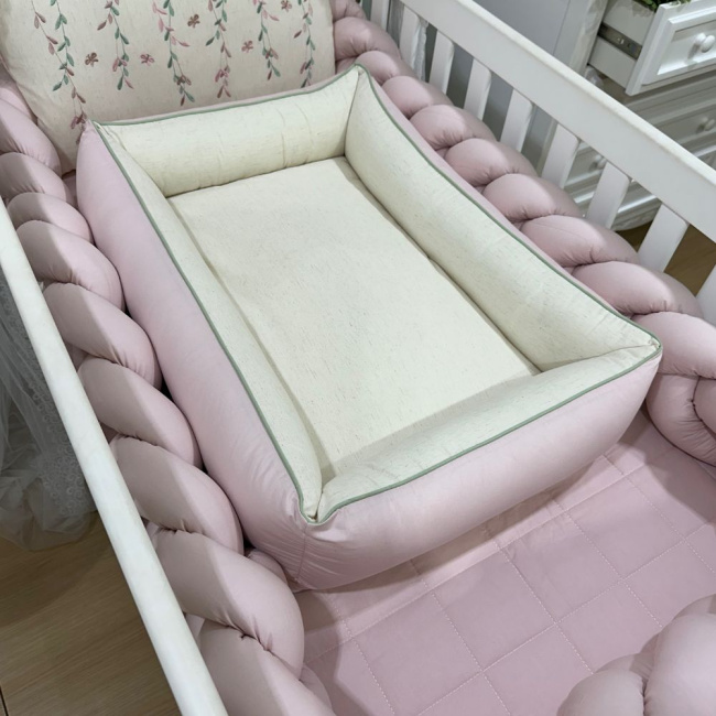 Colchonete Ninho Primavera Rose 200 Fios