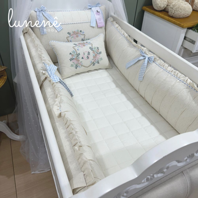 Enxoval de Berço 07 Peças Lunenê Baby G 9102