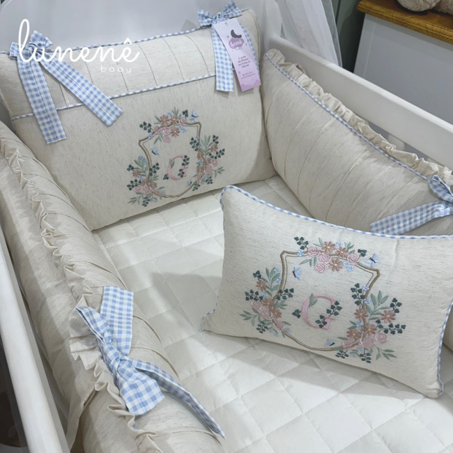 Enxoval de Berço 07 Peças Lunenê Baby G 9102