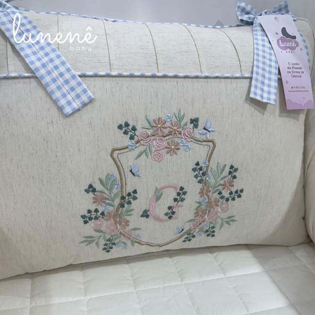 Enxoval de Berço 07 Peças Lunenê Baby G 9102