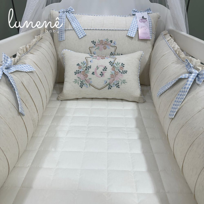 Enxoval de Berço 07 Peças Lunenê Baby G 9102