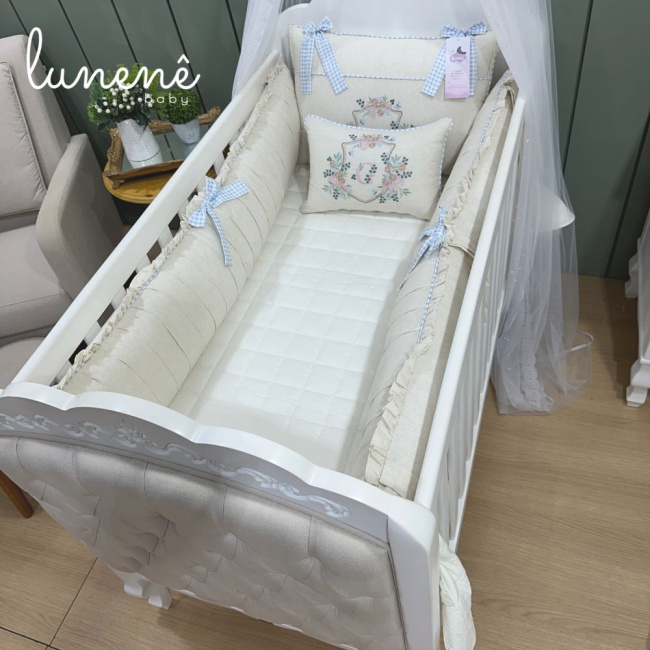 Enxoval de Berço 07 Peças Lunenê Baby G 9102