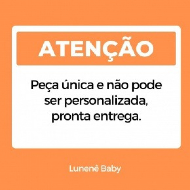 Enxoval de Berço 07 Peças Lunenê Baby Ursa Avião 9100