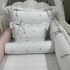 Enxoval de Berço 08 Peças Floral Rose 160 Fios 4632