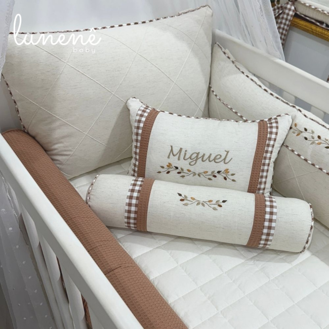 Enxoval de Berço 08 Peças Lunenê Baby 9098