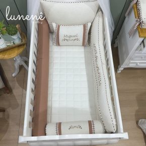 Enxoval de Berço 08 Peças Lunenê Baby 9098