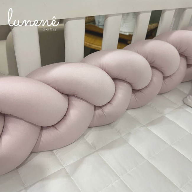 Enxoval de Berço Personalizado 08 Peças Brasão 400 Fios 4582