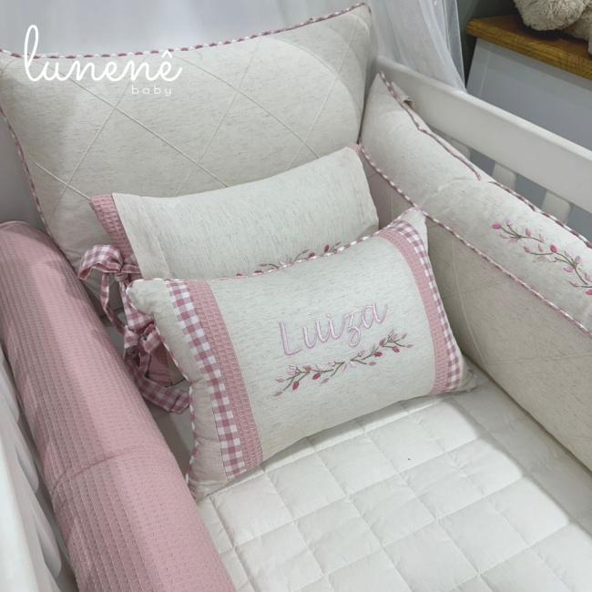 Enxoval de Berço 08 Peças Lunenê Baby 9097