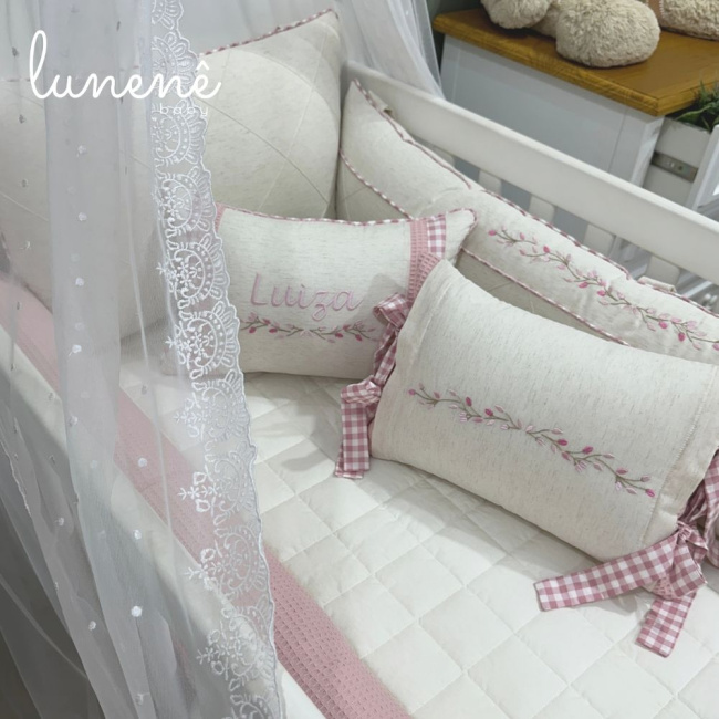 Enxoval de Berço 08 Peças Lunenê Baby 9097