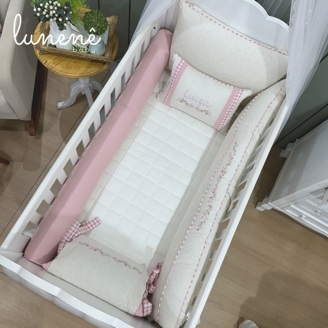 Enxoval de Berço 08 Peças Lunenê Baby 9097