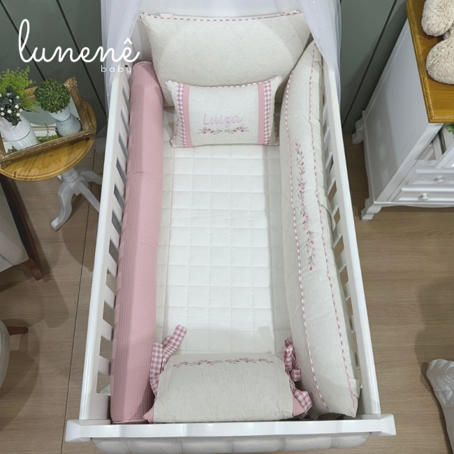 Enxoval de Berço 08 Peças Lunenê Baby 9097