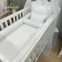 Enxoval de Berço 08 Peças Lunenê Baby Off White 200 Fios 9092