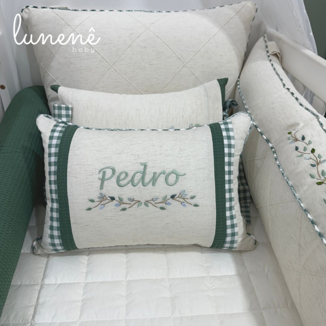 Enxoval de Berço 08 Peças Lunenê Baby 9096