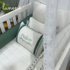 Enxoval de Berço 08 Peças Lunenê Baby 9096