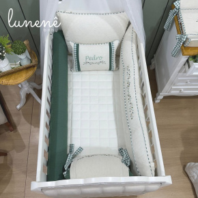 Enxoval de Berço 08 Peças Lunenê Baby 9096