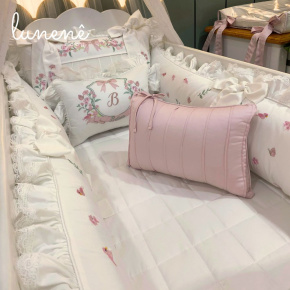 Enxoval de Berço 08 Peças Lunenê Baby Premium 400 Fios 4564