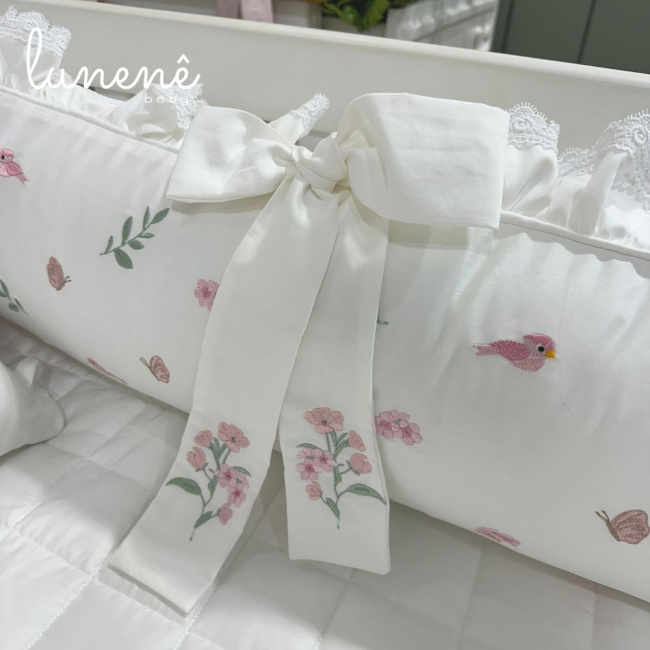 Enxoval de Berço Personalizado 08 Peças Premium 400 Fios 4564