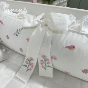 Enxoval de Berço Personalizado 08 Peças Premium 400 Fios 4564