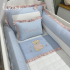 Enxoval de Berço 09 Peças Lunenê Baby Ursinha Xadrez 9093