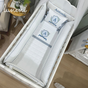 Enxoval de Berço 09 Peças Personale Baby Brasão 4586