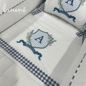 Enxoval de Berço 09 Peças Personale Baby Brasão 4586