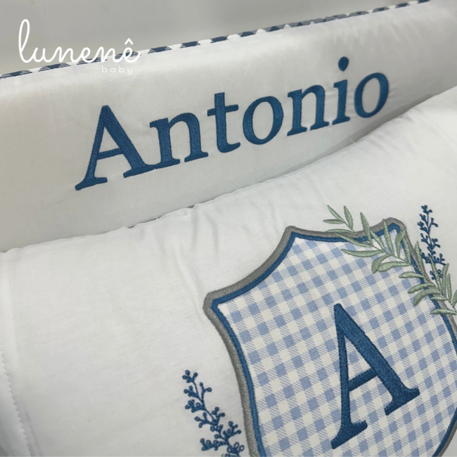 Enxoval de Berço 09 Peças Personale Baby Brasão 4586