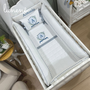 Enxoval de Berço 09 Peças Personale Baby Brasão 4586