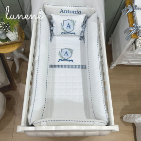 Enxoval de Berço 09 Peças Personale Baby Brasão 4586