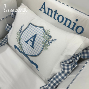 Enxoval de Berço 09 Peças Personale Baby Brasão 4586