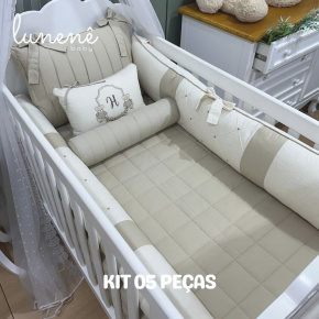 Enxoval de Berço Personalizado 05 Peças Personale Baby Ursinhos 4442