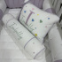 Enxoval de Berço Personalizado 08 Peças Arco Iris 4306