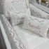 Enxoval de Berço Personalizado 08 Peças Capri Baby 200 Fios 4506