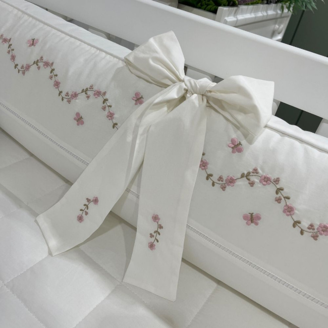 Enxoval de Berço Personalizado 08 Peças Capri Baby 200 Fios 4506