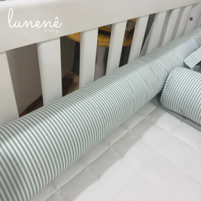 Enxoval de Berço Personalizado 08 Peças Cerejinha Verde 200 Fios 4574