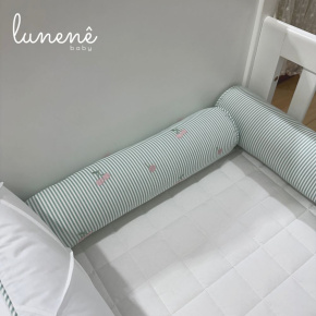 Enxoval de Berço Personalizado 08 Peças Cerejinha Verde 200 Fios 4574