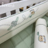 Enxoval de Berço Personalizado 08 Peças Cute Baby Urso Aviador 160 Fios 4605