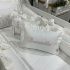 Enxoval de Berço Personalizado 08 Peças Donatella Baby 400 Fios 4523