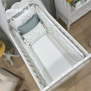 Enxoval de Berço Personalizado 08 Peças Encanto 200 Fios 4537