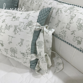 Enxoval de Berço Personalizado 08 Peças Encanto 200 Fios 4537