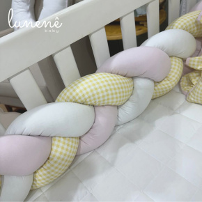 Enxoval de Berço Personalizado 08 Peças Jardim Encantado 200 Fios 4556