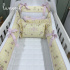 Enxoval de Berço Personalizado 08 Peças Jardim Encantado 4556