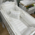 Enxoval de Berço Personalizado 08 Peças Lavanda Baby 400 Fios 4499