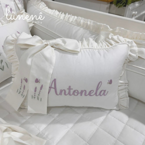 Enxoval de Berço Personalizado 08 Peças Lavanda Baby 400 Fios 4499