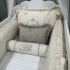 Enxoval de Berço Personalizado 08 Peças Linho Baby Fendi 200 Fios