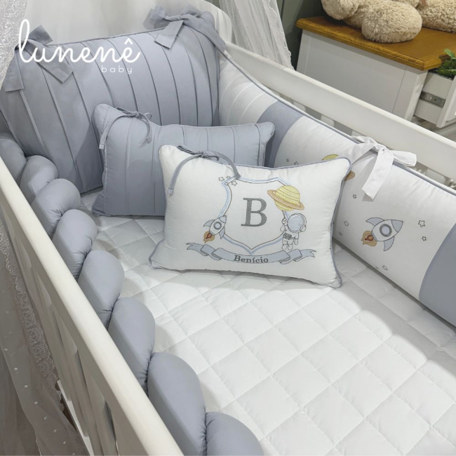 Enxoval de Berço Personalizado 08 Peças Personale 140 fios 9003